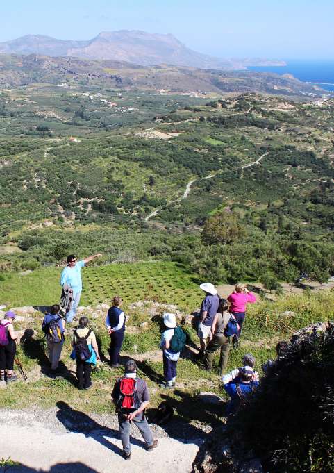 Walking western crete